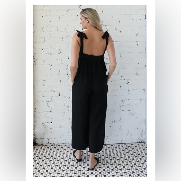 MARLEE Shoulder Tie Jumpsuit - Picture 1 of 2